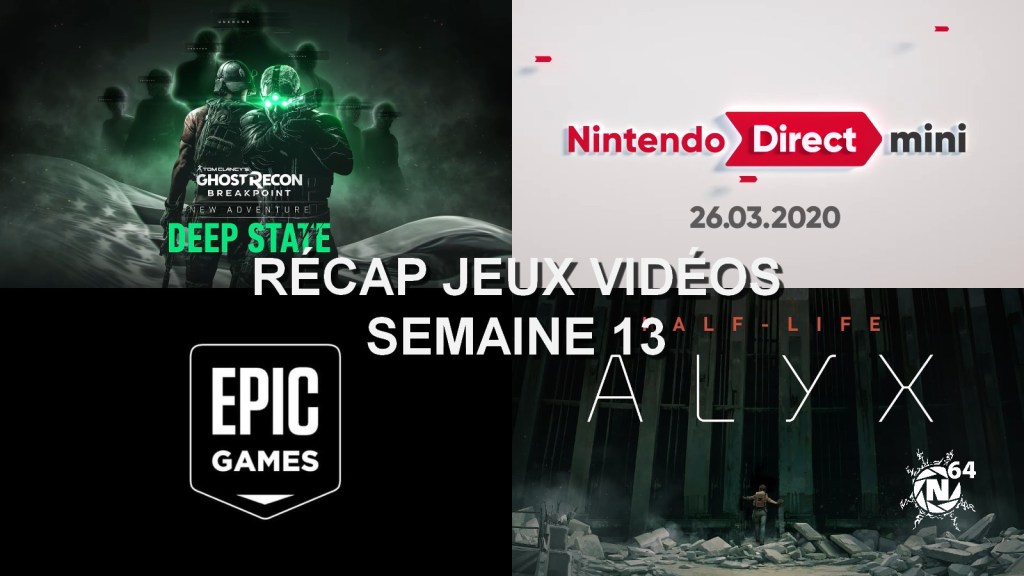 [Actu] Le récap jeux vidéos : semaine 13 (23/03 –&nbsp;29/03)